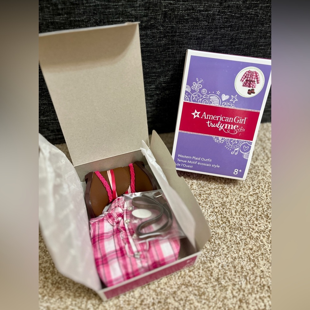 American Girl Doll Truly Me The Western Plaid Outfit - Retired